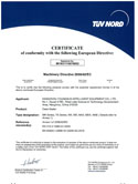 Case Sealer Certificate of CE